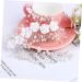 ifundom Rhinestone Bridal Comb floral hair comb bride Bridal Side Combs pearl bridal hair comb bridal headpieces for wedding pearl hair comb for women Small and fresh Miss flowers - Buy Online on GoSupps.com