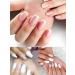 Vishine French Manicure Gel Polish Kit - White Pink Pedicure Set with Top and Base Coat - Buy Online on GoSupps.com