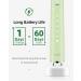 7am2m Sonic Electric Toothbrush with 6 Brush Heads for Adults and Kids Wireless Fast Charge One Charge for 60 Days 5 Modes with 2 Minutes Built in Smart Timer Electric Toothbrushes(Green) No Travel Case Green - Buy Online on GoSupps.com