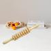 Ctwctr Wood Therapy Massage Roller Stick for Body Sculpting - Maderoterapia Kit | Muscle Pain Relief & Cellulite Reduction Tool - White - Buy Online on GoSupps.com