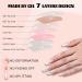 Medium Coffin Square Rhinestone Stripe Gel Press on Nails for Women - 24pcs Reusable French Stripe False Nails with Glue Kit - Buy Online on GoSupps.com