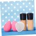 DOITOOL Transparent Silicone Wet Powder Puff Foundation Puff Cosmetics Gel Puffs Silicone Makeup Puffs Makeup Tools Sponge Silicone + Pu + Gel + Polyurethane Miss Face - Buy Online on GoSupps.com