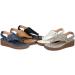 Buy Creev Women's Fashion Flat Sandals - Comfort Orthopedic Open Toe Leather Summer Hiking Sandals for Outdoor Sports & Beach Trips - Available in Brown & Blue EU Sizes 37-39 - Buy Online on GoSupps.com
