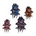 Beaupretty Hair Three-tooth clip rhinestone floral hair clips flower hairpin barrettes rhinestone headpiece rhinestone flower barrettes dense Miss rhinestone clip Clips