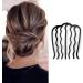U Shaped Hair Combs Twist Hair Combs Durable Clear Plain Hair Combs Hair Side Comb With Secure Styling Hair Side Comb Set For Women French Twist Hair Combs Wedding Fine Hairs - Buy Online on GoSupps.com