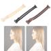 Eowppue Foxy Eyes Lift Facelift Bands with Clips Instant Face Lift Tape Reusable Facelift Tape for Face Invisible (Double Strap & Black & Skin Tone & Brown)
