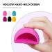 Beaupretty 6pcs Silicone Makeup Brush Cleaner - Egg Shape Scrubber & Finger Glove Pad for Flawless Cosmetics - Buy Online on GoSupps.com