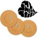 MySWeetStich - 10 x Freestyle Libre 3 plaster round with ventilation hole outside 60mm inside 6mm skin -friendly waterproof breathable made in germany beige 10 pieces beige