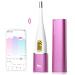 Smart Basal Body Thermometer BBT Thermometer with Backlight LED Screen Fertility/Period Tracker with Femometer APP Automatic Data Recording Lipstick Shape Easy to Use and Carry Purple