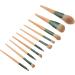 Makeup Brushes Set Ergonomic Soft Bristle Powder Brushes 10 Pieces with Storage Bag for Home - Buy Online on GoSupps.com