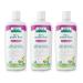 Aleva Naturals Bubble Bath - Long Lasting Moisture for Sensitive Skin Made with Natural and Organic Ingredients with Fresh Berry Scent for Newborn Babies and Toddlers Value Pack 3 x 240ml