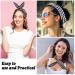 Wire Headbands for Women - Bow, Twist, Tie, Polka Dot, Plaid, Leopard, Floral, Rabbit Ears - Adjustable Size - Washable - 9 Patterns - Buy Online on GoSupps.com