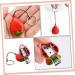 Beavorty Strawberry Nail Scissors acrylic nail clippers nail clippers for thick nails nail clippers for women nail clippers with catcher fruit key chain travel portable Stainless steel - Buy Online on GoSupps.com