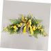 Alipis 2pcs Simulation Flower Door Hanging Garland Eucalyptus Plant Household Lemon Adorn Wall Hanging Yellowx2pcs 60x30cmx2pcs - Buy Online on GoSupps.com