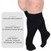 Ywam Compression Stockings for Men & Women | 20-32 mmHg Support Socks for Sport Travel & Flight - 4XL Black - Buy Online on GoSupps.com