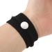 Acupressure Bracelet - 2 Travel Sickness Bands for Nausea & Dizziness Relief | Black Nylon - Buy Online on GoSupps.com