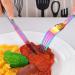 Cutlery Set 24 Pieces Stainless Steel Gold Flatware Set Dinnerware Knives Forks Spoons Service for 6 Mirror Polish Basic Tableware Fork and Spoon HUAN TAI (Color : Rainbow Size : 6set/24pcs) 6set/24pcs Rainbow - Buy Online on GoSupps.com