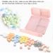 Portable Daily Pill Case - Foldable Magnetic Pill Box Organizer with 7 Compartments for Vitamins & Supplements - Pink - Buy Online on GoSupps.com