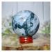 Natural Sphere Natural Aquatic Agate Ball Moss Sphere Quartz Crystal Geode Feng Shui Home Decoration 1pc (Color : 330-340g)