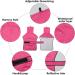 Geyecete Greyhound Light Dog Jacket - Waterproof Windproof & Reflective Coat for Greyhounds Whippets - Pink XXL (71-74cm) - Buy Online on GoSupps.com