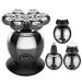 Man's Waterproof LED Display Shaver Set Beard Trimmer Portable Plastic Reusable Removable Portable Removable Waterproof