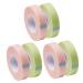 Housoutil 6 Rolls Lash Tape Eyelash Patches Adhesive Fabric Tape Lash Extensions Pads Eyelash Patches Medical Adhesive Tape Strip With Holes Extension Belt Non-woven Tape