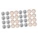 POPETPOP 60 Pcs Mason Jar Lids Tinplate Disc for Jars Disc Lids Canning Supplies Discs Mason Jar Discs Flip Cap Lids Mason Jar Sealed Tool Replacement Lids Tinplate Lids Cover Split Silverx2pcs 7X7X0.2CMx2pcs