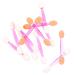 VINTORKY 80pcs Makeup Brush Eyeshadow Sponge Makeup Eyeshadow Applicator Non Latex Plastic