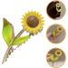 Healeved Sunflower Hair Claw Clip Non-Slip Hair Styling Claw Clips Flower Shaped Claw Clips for Women Girls Thin and Thick Hair - Buy Online on GoSupps.com