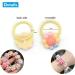 40pcs Baby Cartoon Hair Tie Set | Multicolor Mini Hair Bands for Girls | Seamless Ponytail Holder | Tiny Rubber Bands for Toddlers | Ice Cream Design - Buy Online on GoSupps.com