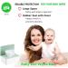 Green Wet Wipes Dispenser Box with Lid Seal - Home & Office Desk Organizer - Buy Online on GoSupps.com