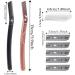 Stainless Steel Eyebrow Shavers & Razors for Men & Women | Reusable Dermaplaning Tools | 6-Blade Ros gold Facial Razors - Buy Online on GoSupps.com