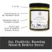 Happiness Soy Affirmation Candle | Natural Soy Wax with Blue-Green Apatite Crystals | Wiccan Pagan Aromatherapy | Positive Energy & Joy | Art of The Root - Buy Online on GoSupps.com