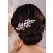 Deniferymakeup Bride Wedding Hair Comb Rhinestone Hair Piece Silver Rhinestone Headpiece Bridal Hair Accessories for Women and Girls (Purple) - Buy Online on GoSupps.com