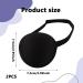 2Pcs Eye Patch Adjustable Medical Eye Patches for Adults Eye Patch Costume Eye Patches for Adults Medical Perfect for Left or Right Eye and Surgery Recovery Black - Buy Online on GoSupps.com