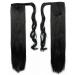 S-noilite Hairpiece Braid Ponytail - 58cm Straight Hair Extensions in Dark Black & More Colors - Buy Online on GoSupps.com