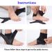 Ankle Brace Compression Sleeve with Adjustable Strap Support for Sprains Achilles Plantar Fasciitis & Sports Unisex (L) International Shipping - Buy Online on GoSupps.com