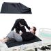 Lotchen pipe slide tarpaulins for patient transfer sliding tarpaulins to support the transfer of older people (27.5 X43.3 (70x110cm) black)