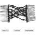 Women Girl Magic Easy Hair Beads Slide Stretchy Comb Clip Stretchable Hairpin Double Slides Hair Combs for Women Ladies Girls (BLACK) - Buy Online on GoSupps.com