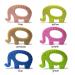 XGYLVFEI Baby Teething Toy - BPA Free Silicone Elephant Teeth Ring for Babies 0-24 Months - Easy-to-Grip & Effective Teether (Pink) - Buy Online on GoSupps.com