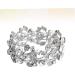 Elegant Rhinestone Tennis Bracelet for Women - Diamond Light Bond Open Bangle Jewelry - Buy Online on GoSupps.com