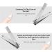 Tiomues Stainless Steel Nail Clippers Set for Thick or Tough Nails - Includes Nail File - Manicure Tools for Men/Women - Buy Online on GoSupps.com