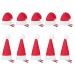 20 Stk Santa Claus ornacles Christmas Hair needle hair clip for the new year hair clip with elf cap crocodile terminals for children women's hats toddler Christmas 20 pieces (1 Pack)