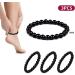 Buy Black Obsidian Slimming Foot Chain - Lymphatic Drainage & Magnetic Therapy Bracelet for Varicose Veins | Anti-Swelling Footket B-3 - Buy Online on GoSupps.com
