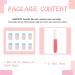 IMSOHOT Short French Tips Square Press On Nails - Blue Glossy Squoval False Nails - 24Pcs - Buy Online on GoSupps.com