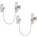 Sandiiyago 2er-Pack window lock baby security windows opening limiter to prevent children and pets from falling out of the windows