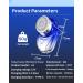 Buy Mini Portable Waterproof Electric Razor - German Technology USB Fast Charger Travel-Friendly Perfect for Beard & Body Shaving (Blue - Buy Online on GoSupps.com