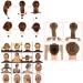 Magic French Hairstyle Hair Bun Maker - Easy Snap Doughnut Styling Bands (Dark Brown) - Buy Online on GoSupps.com