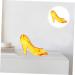 Kids Crystal High Heels - Acrylic Yellow Beads - Gem Toys 11X4CM - Buy Online on GoSupps.com