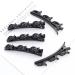 Qazuoik 10 Pcs Black Hair Clips - Double Braided Non-Slip Barrettes for Women | Stylish Hair Accessories for Cute Hairstyles - Gift Idea (Basic A) - Buy Online on GoSupps.com